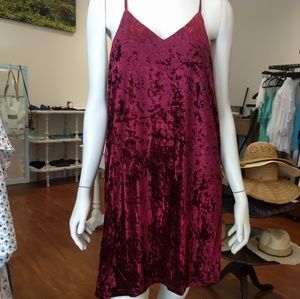 NWT Crush Velvet Dress